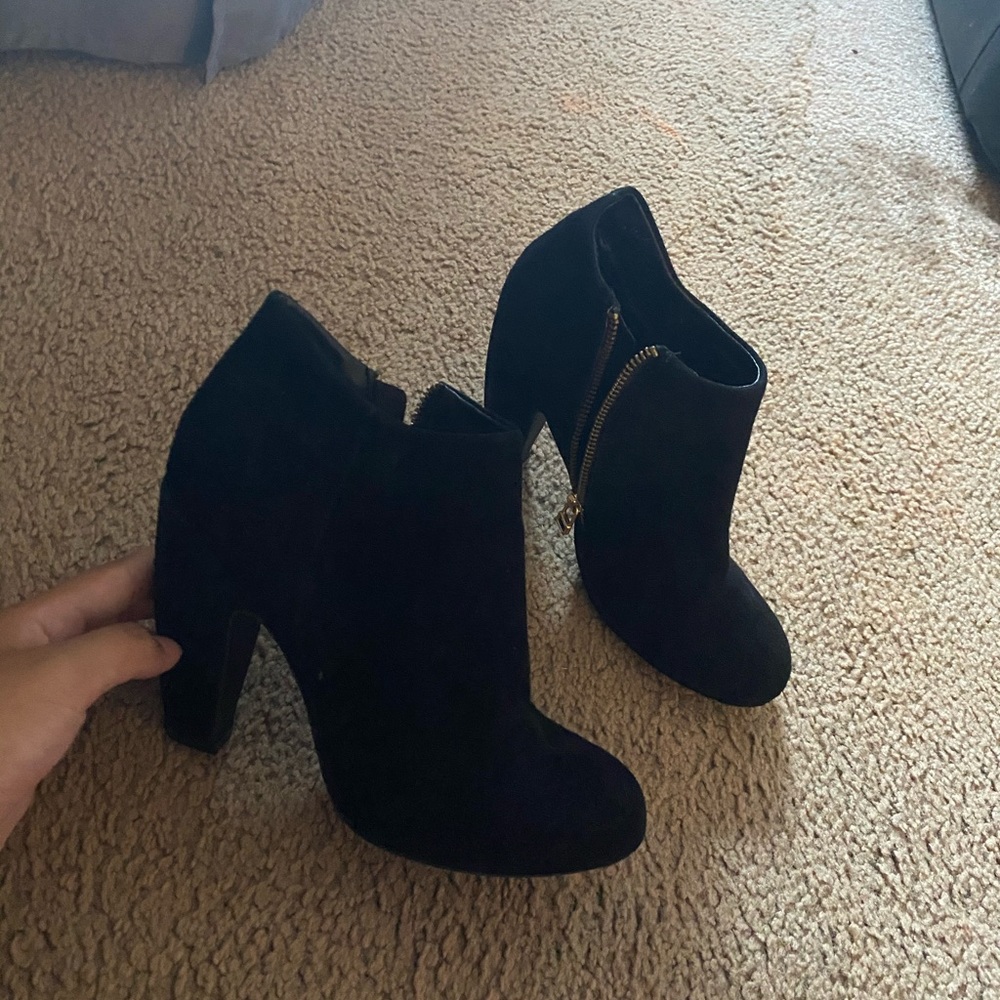Suede boots/booties (steve madden)